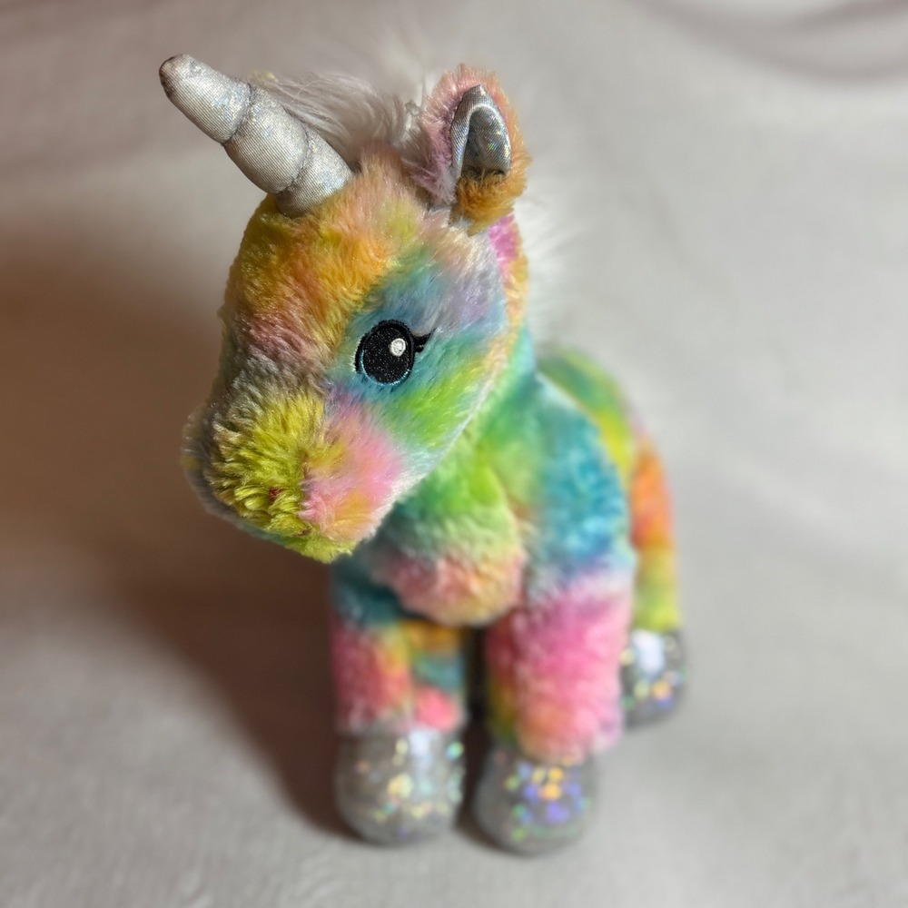 BAB Colorful Unicorn 🦄 Plush Rainbow Tie-Dye from Build a Bear Stuffed Animal